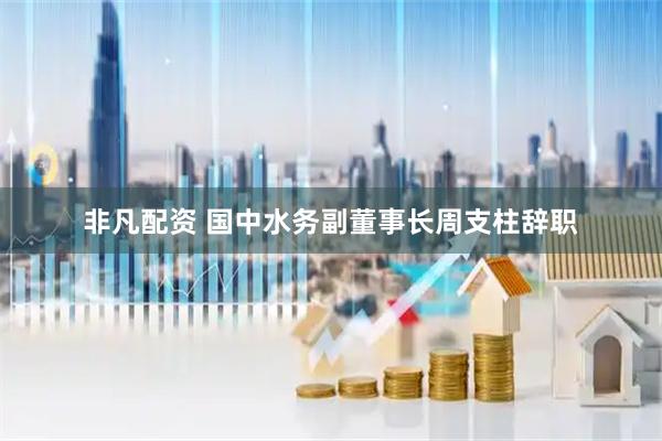 非凡配资 国中水务副董事长周支柱辞职