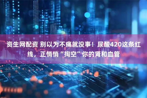 资生网配资 别以为不痛就没事！尿酸420这条红线，正悄悄“掏空”你的肾和血管